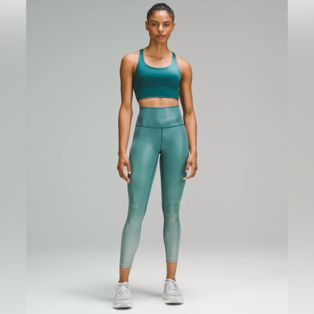 Lululemon NWT Wunder train high-rise tight 25” foil ombre size 0